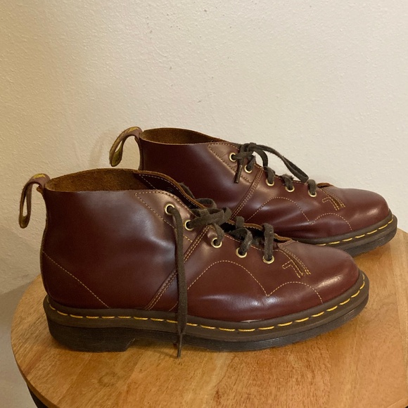 dr. Martens church monkey ankle lace up booties - Picture 1 of 11